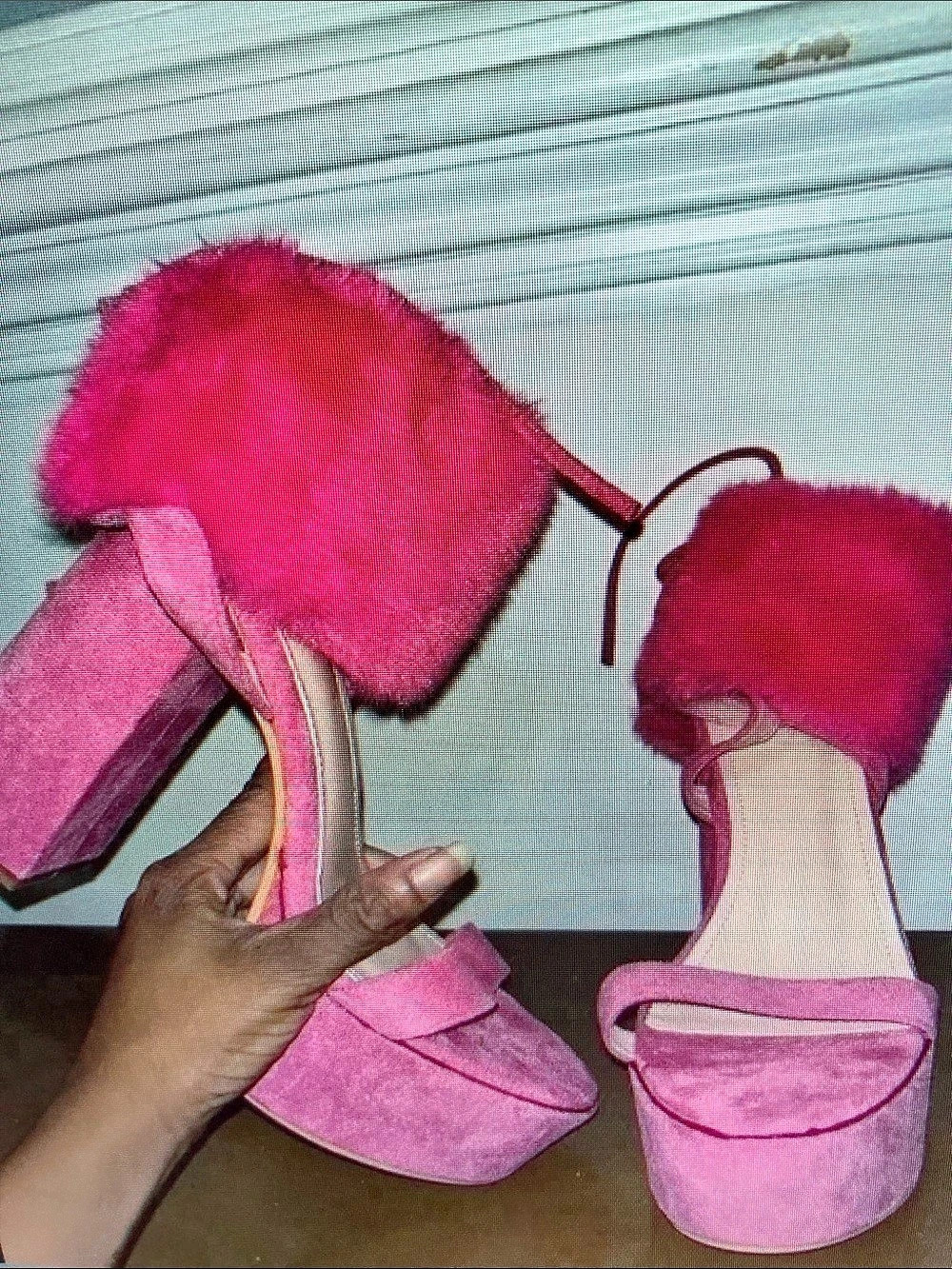 Pink Platform Heels